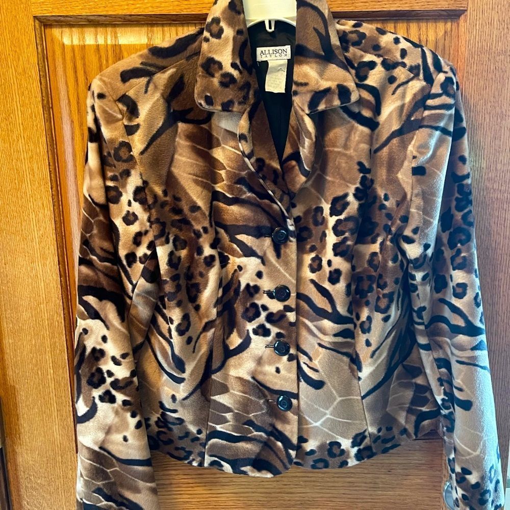 Women’s size 10 Leopard Jacket